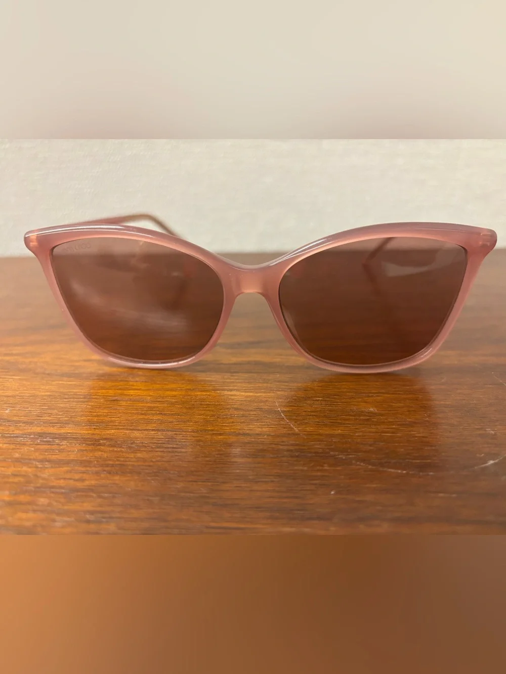 Jimmy Choo BA/G/S Nude Pink Cat Eye Sunglasses with Original Case